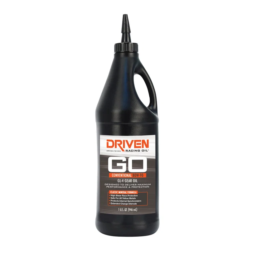 04530 – DRIVEN RACE Gear Oil, 80W-90 Conventional 1 Quart Jug GL-4 Gear Oil Single